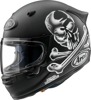 Arai Contour-X Jolly Roger Helmet XS - Full-face helmet with Jolly Roger graphic