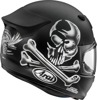 Arai Contour-X Jolly Roger Helmet XL White/Black - Full face helmet with Jolly Roger graphic