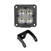 Flush Mount 20w LED Cube Light w/ RGB Accent Light Kit w/ Flood Beam 2pc