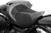 Big IST Air Wide Leather Solo Seat - For 08-20 Harley FLH FLT