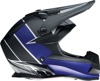 Z1R Youth F.I. Fractal MIPS Helmet Matte Black/Blue L - Youth MX helmet with MIPS technology