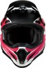 Z1R Rise Flame Helmet 3XL Matte Pink - MX helmet with flame graphic in 3XL size