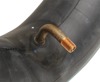 Standard Inner Tube w/90 Degree Bend Valve - 80/90-10 & 3.00-10 - JS-244A Tall Threaded Metal Valve Stem