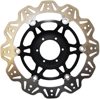 Front VEE Brake Rotors - Black - VEE Style Brake Rotor - Black Center Front Set