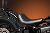 Bare Bones Smooth Vinyl Solo Seat - Black - For Harley FLS FXS