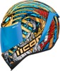 ICON Airform Pharaoh Helmet XL Gold Multi - Full face street helmet with Pharaoh graphic