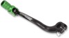 Anodized Forged Folding Shift Lever Black/Green - For KX125 KX250 KX500