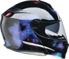 Z1R Solaris 2.0 Infinix Modular Helmet XL Black/Blue/Purple - Modular helmet with sun visor and removable liner