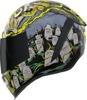 ICON Airform Dead Serious MIPS Helmet 3XL Multi - Full-face helmet with MIPS and glow-in-the-dark design