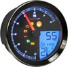 HD-04 Series Gauges - Hd-04 3-3/8" Meter Black