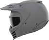 ICON Elsinore Monotype Helmet XS Gray Matte - Modular helmet with fog-free MX Shield