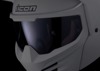 ICON Elsinore Monotype Helmet XS Gray Matte - Modular helmet with fog-free MX Shield