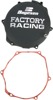 Black Factory Racing Clutch Cover - For 10-17 Suzuki RM-Z450