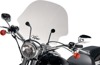 Viper Handlebar Mount Windshield Clear w/Black Hardware