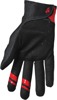 Thor Intense Assist Dart Gloves Black/Red Large - Unisex MTB/BMX gloves in Black/Red, Size L