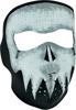 Full-Face Neoprene Mask - Face Mask Neo Glow Gry Skull