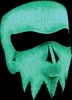 Full-Face Neoprene Mask - Face Mask Neo Glow Gry Skull