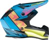 Z1R Youth F.I. Fractal MIPS Helmet Matte Blue/Hi-Vis S - Youth MX helmet with MIPS tech