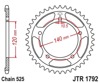 Steel Rear Sprocket - 42 Tooth 525 - For V-Strom GSR GSX/R Bonneville