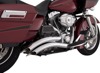 Vance & Hines HD Dresser 07-16 Big Radius 2-2 Chrome PCX Full System Exhaust