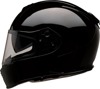 Warrant Solid Full Face Street Helmet Gloss Black Small