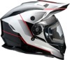 Range Bladestorm Dual-Sport Snow Helmet Small - White/Black/Red