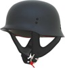 FX-88 Street Half Helmet Matte Black Small