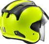 Arai Ram-X Helmet Fluorescent Yellow Small - Open-face helmet in Fluorescent Yellow, Small