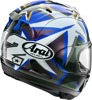 Arai Corsair-X Vinales-5 Helmet XS Black/Blue/White - Premium full-face helmet in XS size.