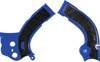 X-Grip Frame Guards Blue/Black - For 14-16 Yamaha YZ250F 14-15 YZ450F