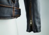 Hoodlum Vintage Leather Jacket Black - Small