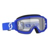 SCOTT Primal Goggles Blue/White Clear Lens - Off-road goggles with clear lens