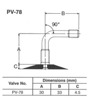 170/80-15 PV78 Stem Inner Tube