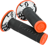 SX2 Tattoo 2 Motorcycle Grips Neon Orange/Black 7/8"