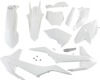 Full Plastic Kit - White - Fits Many 16-18 KTM 125-450