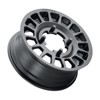 MR407 Bead Grip 15x6 / 5+1/51mm Offset / 4x136 / 100mm CB Matte Black Wheel