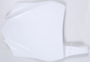 Front Number Plate - White - For 14-20 Kawasaki KX85 KX100