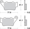 Sintered Brake Pads - 675Ls Sint Brake Pads Sbs