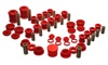 95-99 Mitsubishi Eclipse FWD/AWD Red Hyper-flex Master Bushing Set