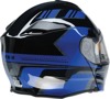 Z1R Solaris First Tracks Modular Snow Electric Helmet M Blue - Modular snow helmet with electric shield