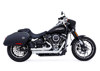 Chrome Amendment Slash Full Exhaust System - For M8 Softail