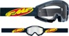 FMF PowerCore Goggles Black Clear Lens - Anti-fog clear lens, dual layer foam