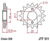 Front Steel Countershaft Sprocket - 14 Tooth 520