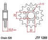 Front Steel Countershaft Sprocket - 15 Tooth 520 Chain Conversion