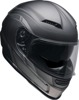 Z1R Jackal Dark Matter Helmet 2XL Matte Steel Gray - Full-face helmet with drop-down sun visor