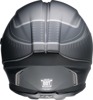 Z1R Jackal Dark Matter Helmet 3XL Matte Silver/Gray - Full-face helmet with drop-down sun visor