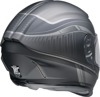 Z1R Jackal Dark Matter Helmet 3XL Matte Silver/Gray - Full-face helmet with drop-down sun visor