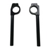 TracStar Clip-On Handlebars - Black - For 13-23 Kawasaki ZX6R & 11-15 ZX10R