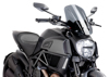 Dark Smoke Naked New Generation Windscreen - For 14-16 Ducati Diavel