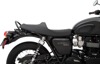 Predator Classic Stitch Vinyl 2-Up Seat - Black - For Bonneville T100/120